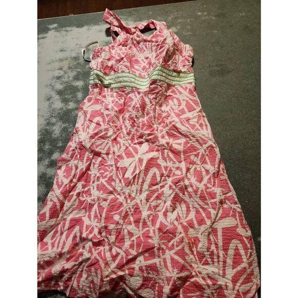 Lilly Pulitzer Hottie Pink Tinsley light my fire Dress sz 2 - Picture 2 of 6